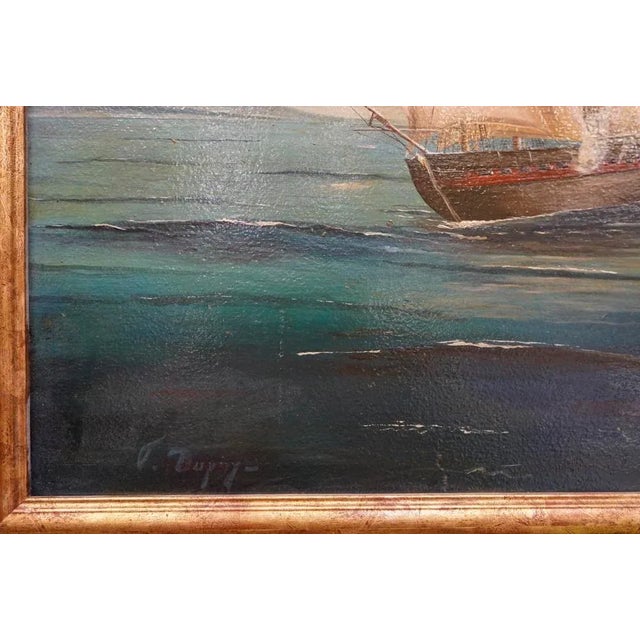 French Antique Oil on Canvas, 1700s For Sale - Image 10 of 17