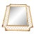Vintage Boho Bamboo Rattan Wall Mirror Franco Albini Style For Sale