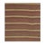 1950s 1950s Brown Field Geometric Vintage Turkish Decorative Wool Kilim Small Rug For Sale - Image 5 of 5