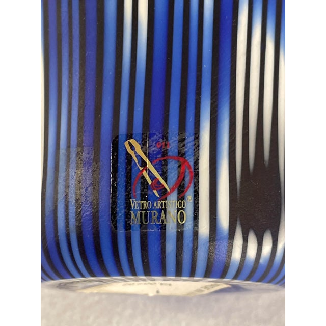 Vetro Artistico Murano Art Glass Vase by Vetro Artistico For Sale - Image 4 of 6