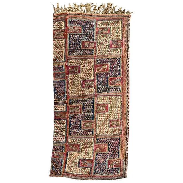 Caucasian Verneh Embroidered Kilim For Sale - Image 18 of 18