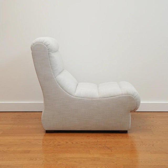 The Camille Slipper Chair, shown here, is the newest addition to the MC HOME Collection. Inspired by a modular slipper...