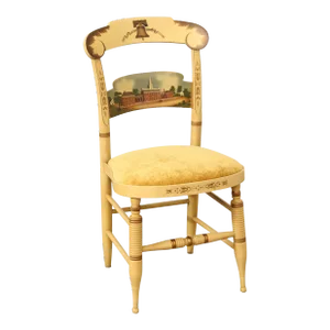 L. Hitchcock Paint Decorated 'Independence Chair'
