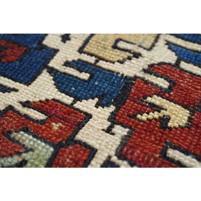 Antique Shirvan Rug 3'4'' x 5'3'' For Sale - Image 9 of 12