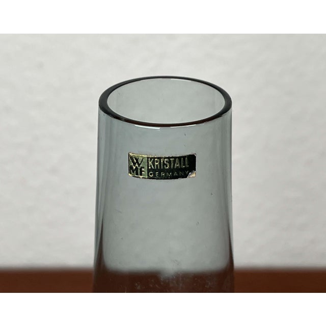 Mid-Century Modern German Crystal Glass Vase from WMF, 1960s For Sale - Image 9 of 13