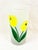 Mid-Century Modern Vintage 1950’s Boscul Frosted Floral Glasses- Set of 5 For Sale - Image 3 of 7