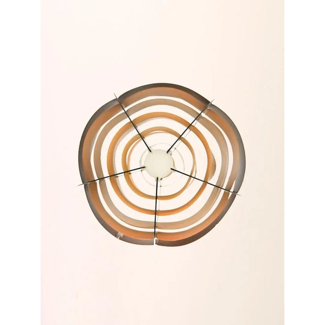 Brown Suspension Lamp, 1970s For Sale - Image 9 of 10