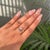 Pink & Blue Toi Et Moi 1 Carat Sapphire Ring in 14k Yellow Gold Size 4 For Sale In New York - Image 6 of 15