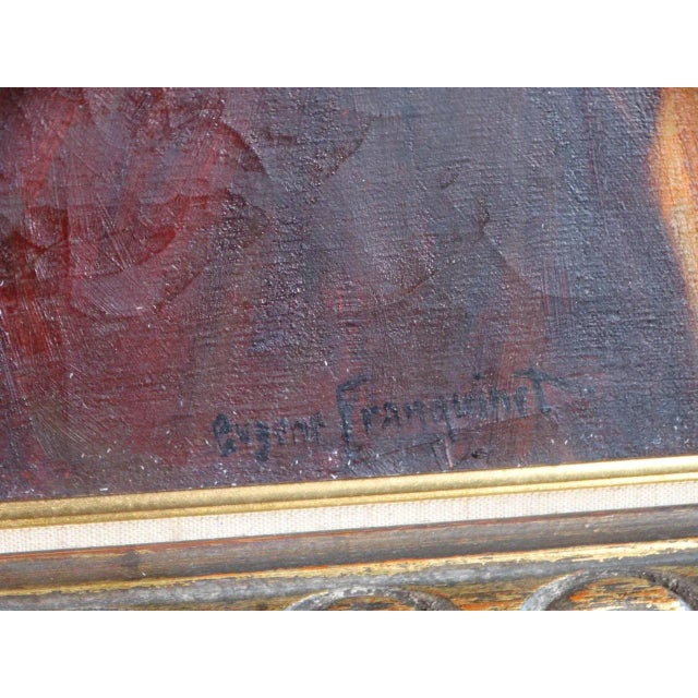 Eugène Pierre Franquinet (1875- 1940) Mexican Family Resting Under a Shade Canopy 1920s For Sale In Los Angeles - Image 6 of 8