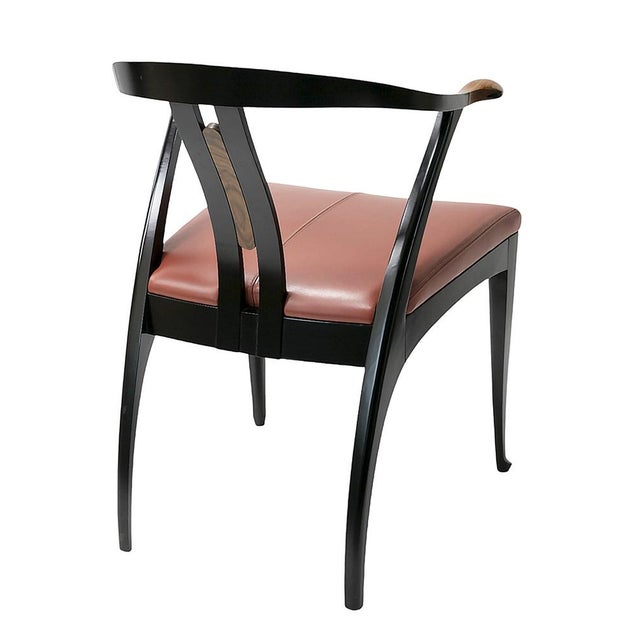 1980s Mid-Century Italian Dining Chairs from Giorgetti, 1980s, Set of 4 For Sale - Image 5 of 9