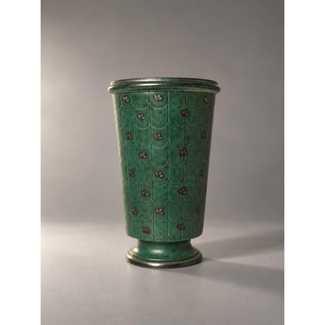 Argenta Vase by Wilhelm Kåge for Gustavsberg, Sweden, 1940s For Sale - Image 6 of 6