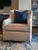 Contemporary Katina Velvet Dove Beige Glider Pair Set of 2 For Sale - Image 3 of 3