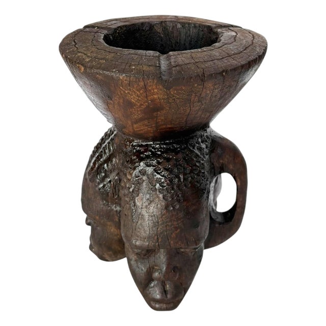 Three-Sided Wooden Ashtray, France, 1960 For Sale
