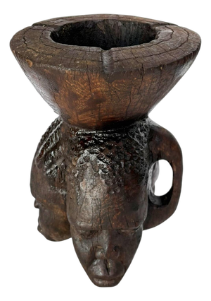 Three-Sided Wooden Ashtray, France, 1960