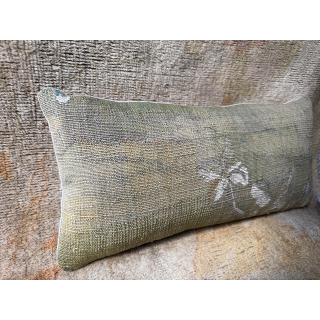 17th Century Antique Flemish Brussels Tapestry Pillow, 17th Century Baroque For Sale - Image 5 of 7