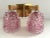 Italian Art Deco Style Brass and Pink Rostrato Murano Glass Wall Sconces, 1990s, Set of 2 For Sale - Image 10 of 13