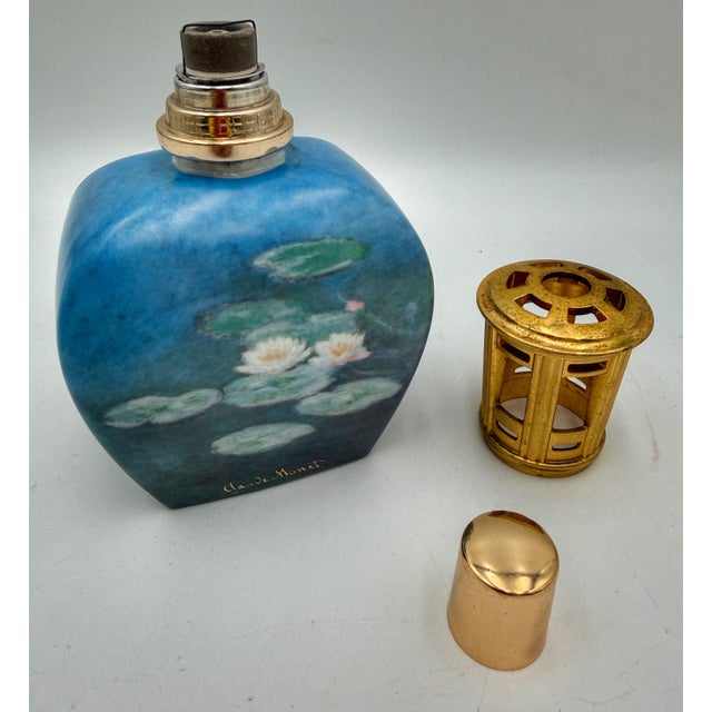 Vintage Goebel Lampe Berger Paris Claude Monet Porcelain Fragrance Lamp For Sale - Image 4 of 11