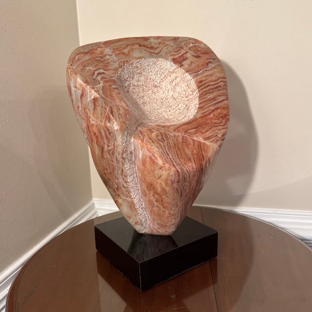 1970s Vintage Midcentury Costal Abstract Marble Sculpture For Sale - Image 4 of 9
