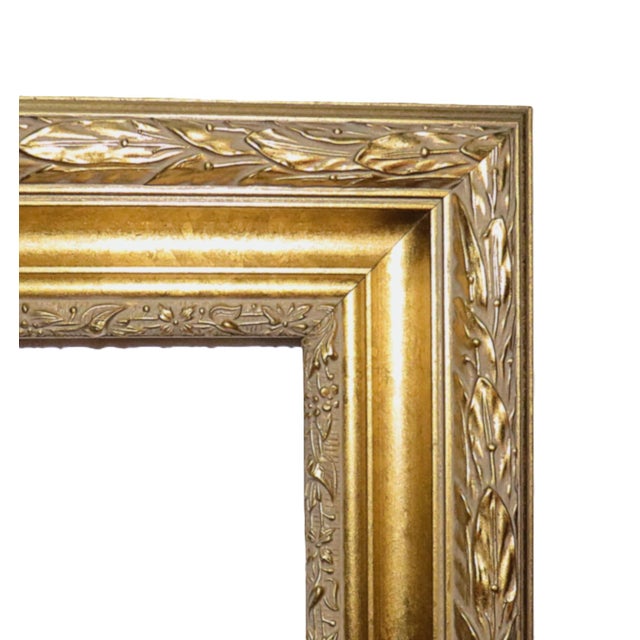 FREE SHIPPING ANYWHERE IN THE CONTINENTAL US! This is a vintage gilt wood and gesso picture frame. Classical design. Late...