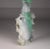Jade Jadeite Apple Green and White Table Size Snuff Bottle For Sale - Image 10 of 13
