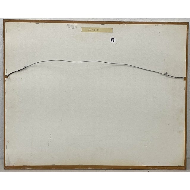 Jake Lee "Out for Repairs" Original Watercolor C.1987 For Sale - Image 9 of 10