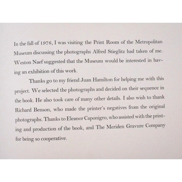 1970s Large Vintage Photogravure-"Georgia O'Keeffe" by Alfred Stieglitz (Usa 1864-1946) For Sale - Image 5 of 6