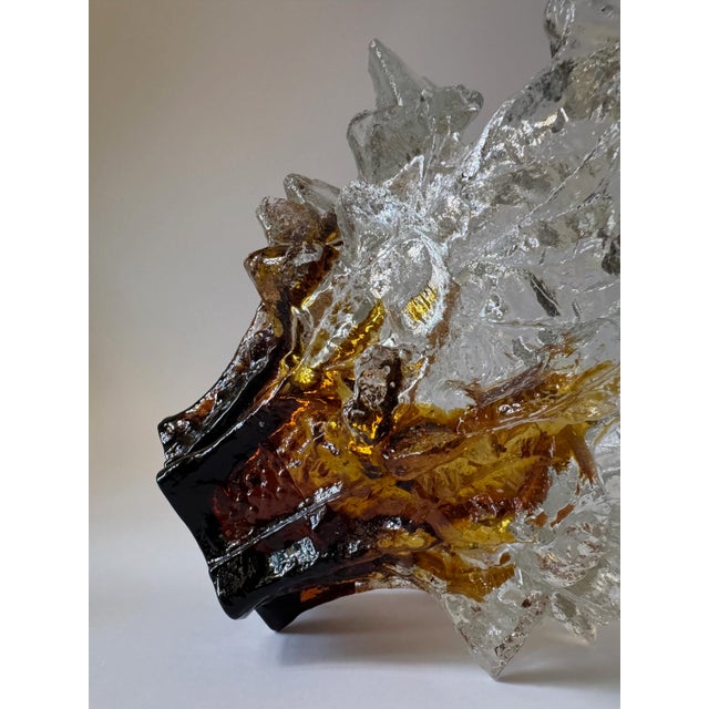 Large Sculptural Finnish Art Glass Vase by Pertti Santalahti for Humppila, 1970s For Sale - Image 11 of 18