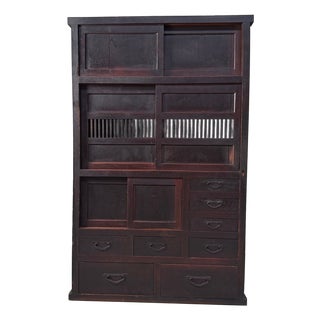 Japanese Mizuya Tansu Storage Cabinet, 1900-1920 For Sale