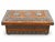 Vintage Large Indian Embossed Silver Metal & Copper Jewelry Chest - 13.5” W For Sale - Image 10 of 10