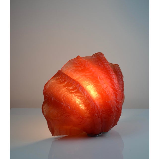 Vintage Sculptural Resin Shell Wall Sconce, 1970s For Sale - Image 14 of 18