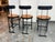 2010s Michael Oren Design Porter Place Style Swivel Counter Stools, Set of Three For Sale - Image 5 of 12