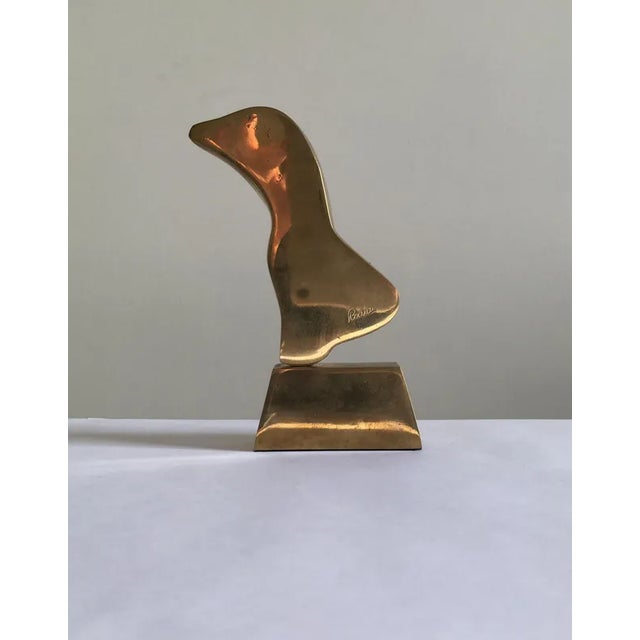 Italian Bronze Abstract Sculpture by Rodica Tanasescu, 1980 For Sale - Image 6 of 13