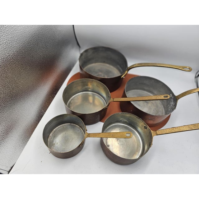 1920s Vintage Copper Frying Pans, 1920s, Set of 5 For Sale - Image 5 of 7