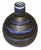 Mid-Century Modern Vintage Otagiri Fat Lava Bud Vase Blue Gray Weed Pot Japan Omc Mid Century 1970s For Sale - Image 3 of 4