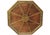 Antique Octagonal Low Hardwood Eastern Table with Decorative Brass Trims, 1890s For Sale - Image 4 of 12