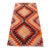 1960s Geometric Handmade Multi Colour Kurdish Runner For Sale
