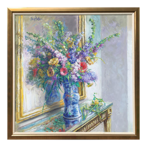American Impressionist Still Life Painting Signed Dan Poole, Circa 1970