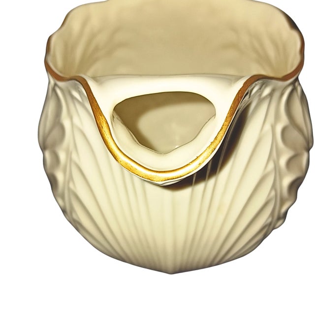 Vintage Lenox Acanthus or Cottage Pattern Pitcher With Ice Lip For Sale - Image 11 of 11
