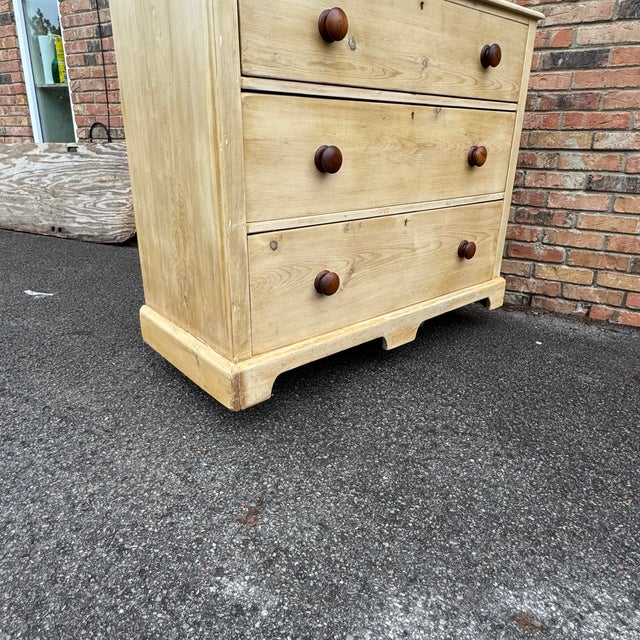 19th Century Bleached Pine Chest For Sale - Image 14 of 16