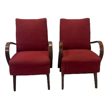 Vintage Mad-Man Chairs, 1940, Set of 2 For Sale