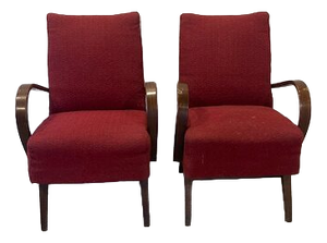 Vintage Mad-Man Chairs, 1940, Set of 2