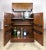 Mid-Century Modern Mid Century Modern Walnut Rolling Bar Cabinet With Glasses by Lane For Sale - Image 3 of 12