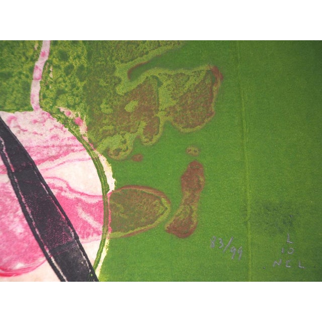LIONEL (Lionel PERROTTE, known as) (1949-2020) Spring Emotion Original color carborundum etching Signed in pencil Limited...