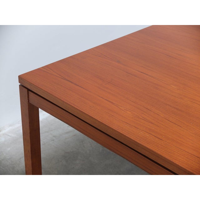Large Extendable Dining Table by Oswald Vermaercke for V-Form, 1960s For Sale - Image 13 of 18