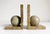 Mid-Century Modern Vintage Stone Sphere Bookends - A Pair For Sale - Image 3 of 8