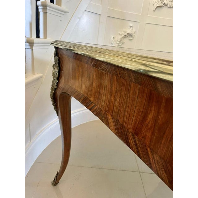 Large Antique Victorian Kingwood Desk, 1850 For Sale - Image 15 of 18