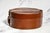 Brown Heritage Style Antique Victorian Round Leather Collar Box Home Decor Prop Storage For Sale - Image 8 of 10