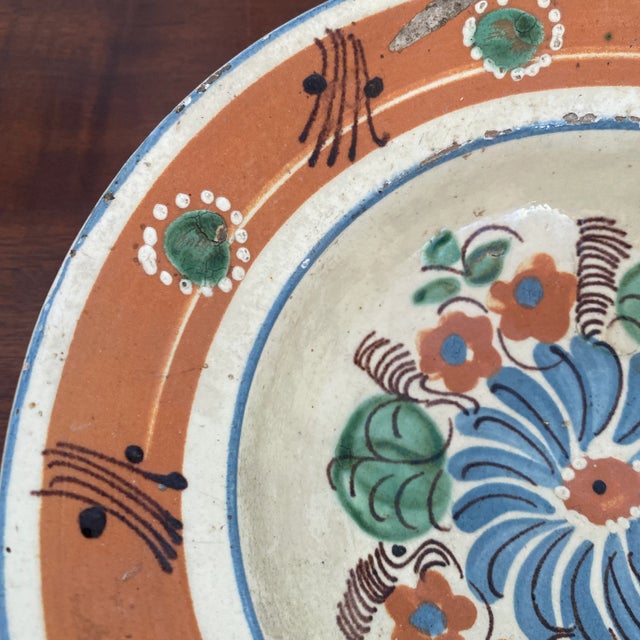 19th Century Continental Earthenware Bowl For Sale - Image 9 of 13