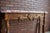 Antique French Louis XVI marble top console table. Intricately carved details including lovely swag adornment in the...