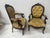 20th Century Napoleon III Louis XV Armchairs in Pearwood, Set of 2 For Sale - Image 5 of 15